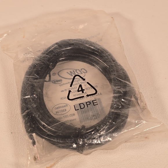 CDW 7-Foot Cat5e Network Patch Cable Black RJ45M/M 7' Ft UTP Cord - Picture 4 of 4